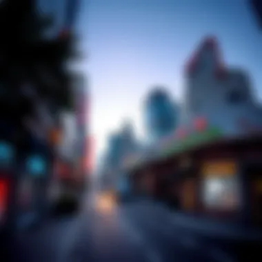 Vibrant Commercial District in TECOM Vibrant commercial district in TECOM