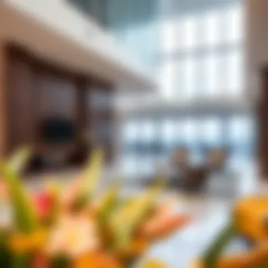 Contemporary Interiors of the Almanara Center Interior design highlighting the contemporary spaces within the Almanara Center