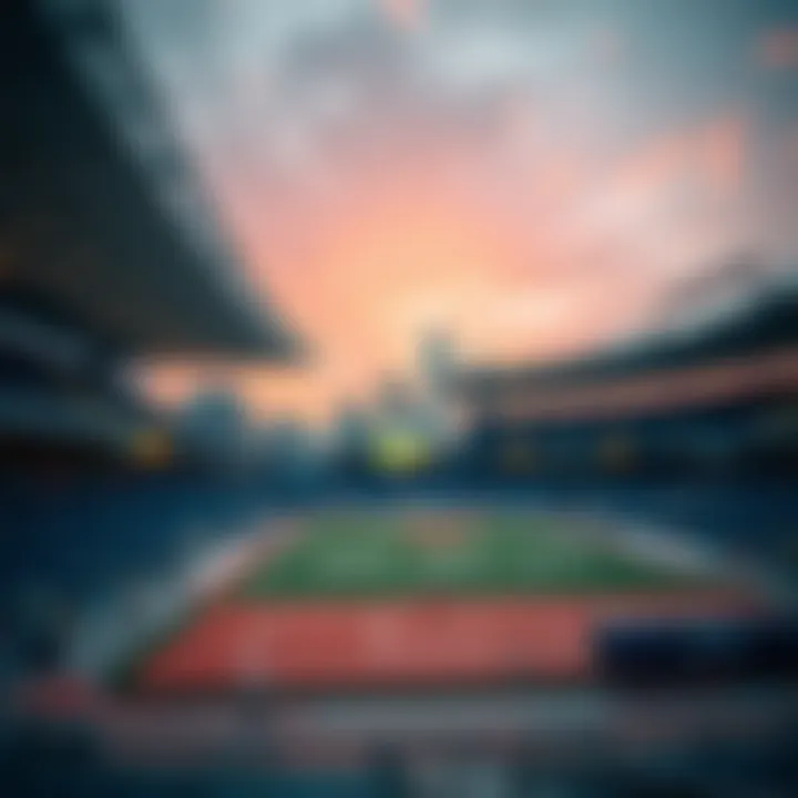 A modern sports venue reflecting economic growth and development