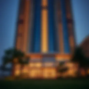 Architectural Brilliance of Damac Elegance Tower Luxurious exterior view of Damac Elegance Tower showcasing its architectural brilliance