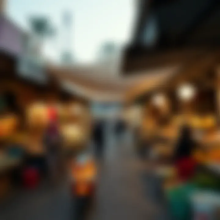 A vibrant market scene highlighting local culture and commerce in Al Ain