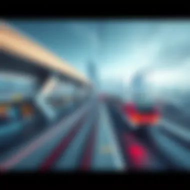Anticipated Routes of Dubai Metro 2025 Map showcasing the anticipated routes of Dubai Metro in 2025