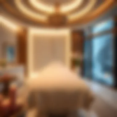 Relaxing Spa Experience in Ras Al Khaimah Luxurious spa treatment area featuring relaxing ambiance