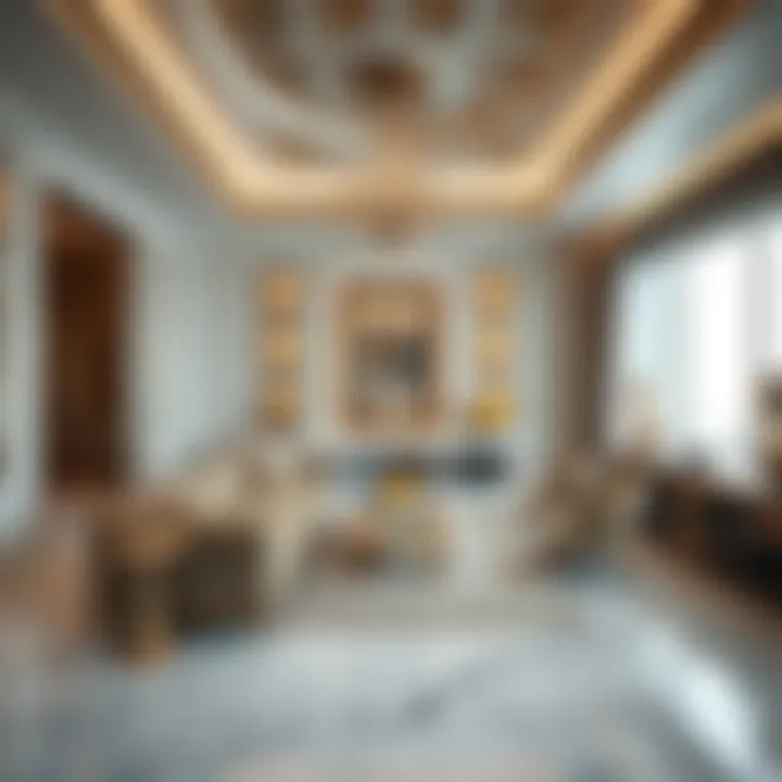 Elegant interior showcasing opulent designs
