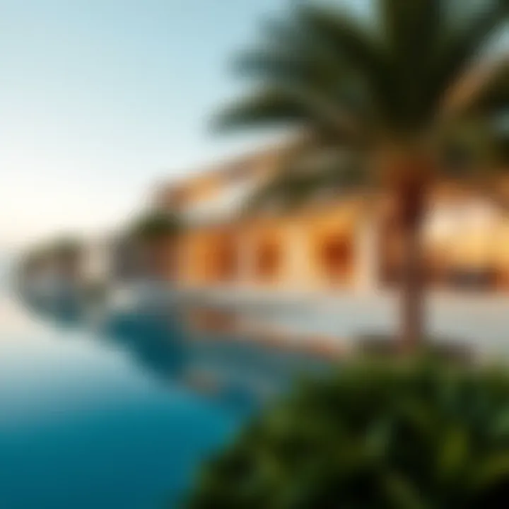 Stunning architectural design of a villa on the Fronds