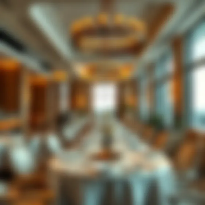 Exquisite dining area showcasing culinary offerings