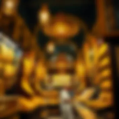 Gold Souk: A Gem of Tradition Vibrant scene of Gold Souk with intricate jewelry displays