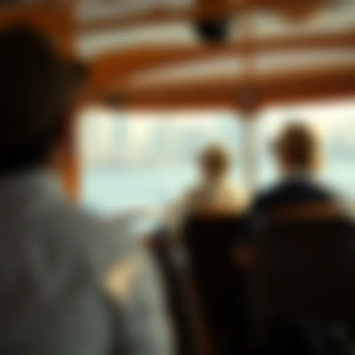 Passengers enjoying the RTA boat ride experience