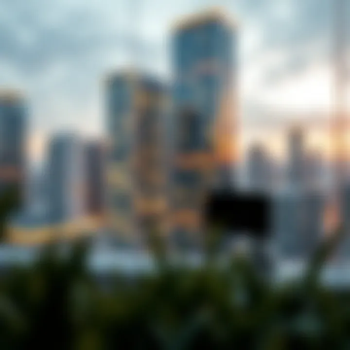 A close-up of smart technology integration in urban living spaces