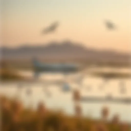 Stunning view of Ras Al Khor wetlands