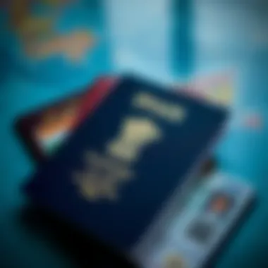 Passport and Residence Visa An Indian passport alongside a UAE residence visa