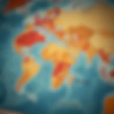 Visa-Free Destinations Map highlighting visa-free countries for Indian passport holders