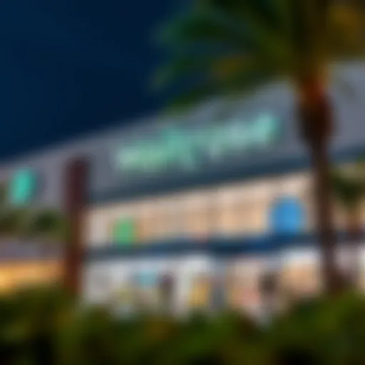 Exterior view of Waitrose in Khalifa City A
