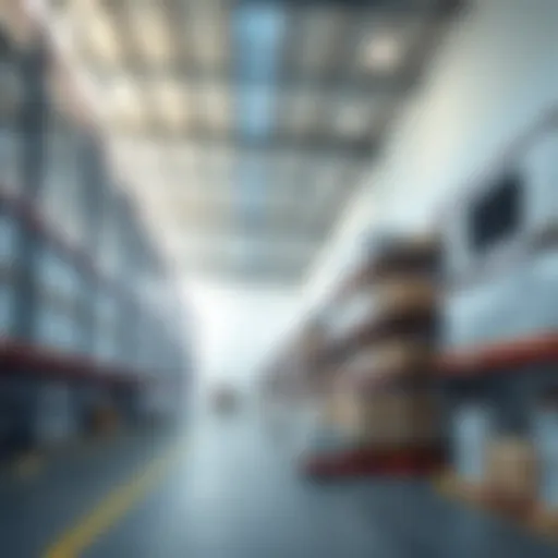 Modern warehouse facility showcasing advanced storage solutions