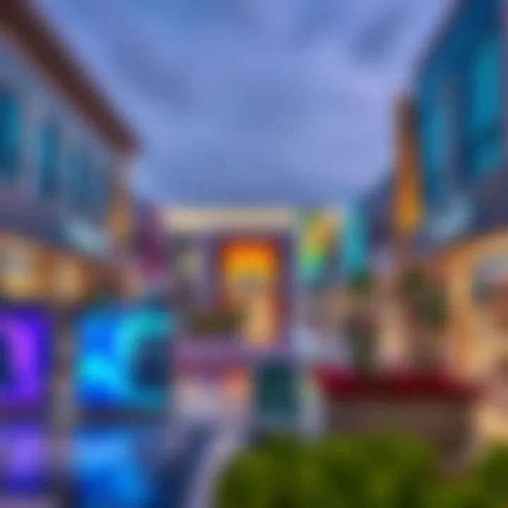 Modern shopping facilities in Westzone Al Mina