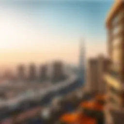 Stunning skyline view of Westzone Al Mina