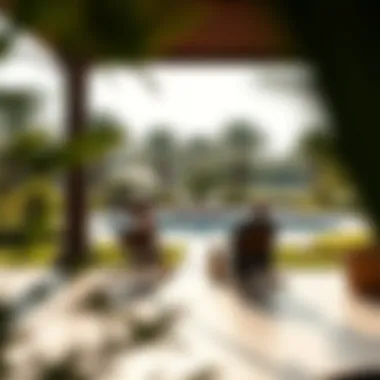 Lifestyle in Abu Dhabi A serene lifestyle setting in Abu Dhabi featuring parks and outdoor spaces
