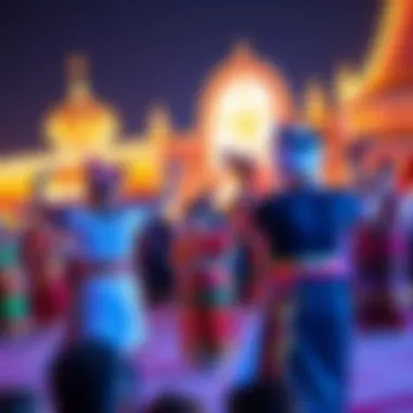 Celebration of Global Cultures through Performance Cultural performances at Global Village highlighting global traditions