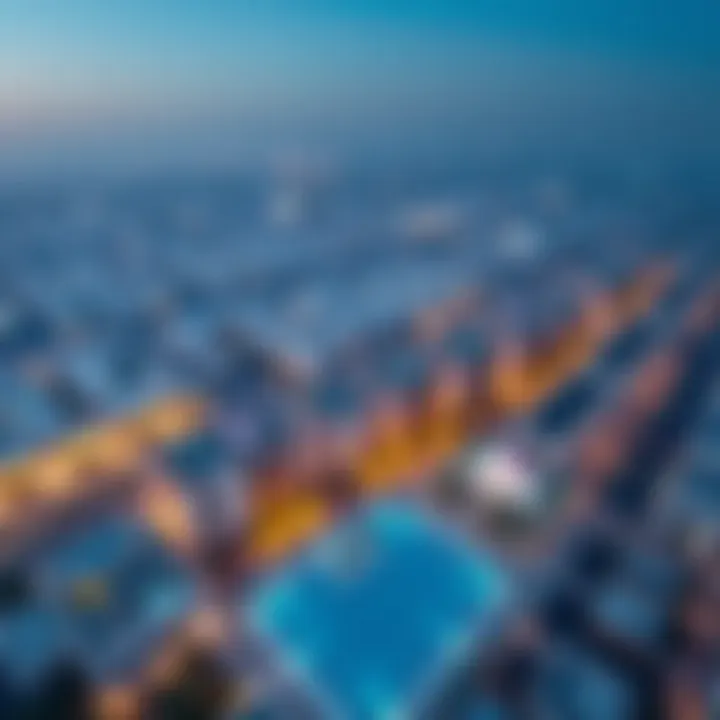 Aerial view of the Indigo Optima development