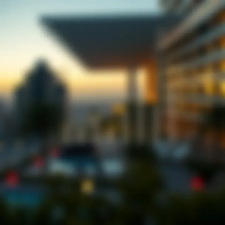 Graph illustrating market trends in Dubai's hospitality sector