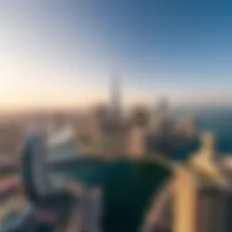 Stunning skyline view of Jumeirah The Palm