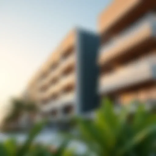 Stunning exterior view of Karama Apartments showcasing modern architecture