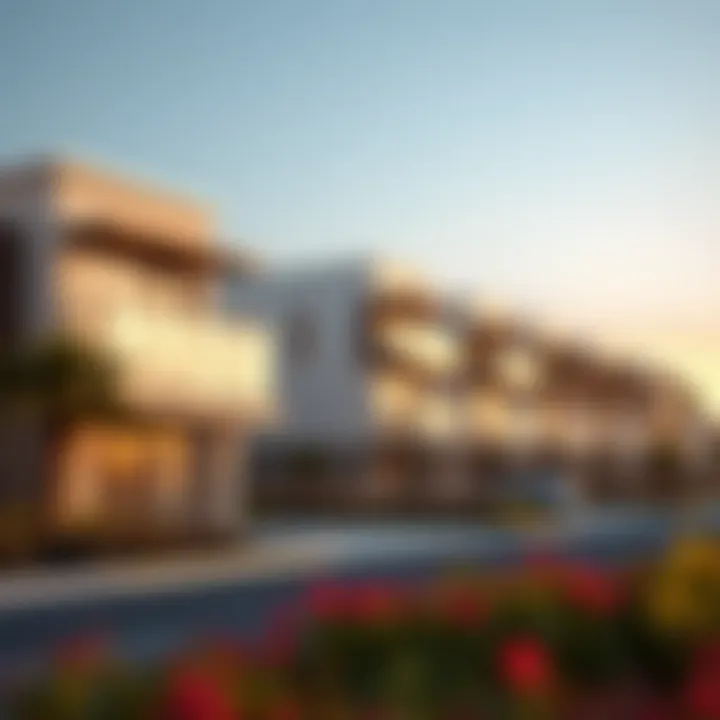 Modern residential developments indicative of Khorfakkan's growth