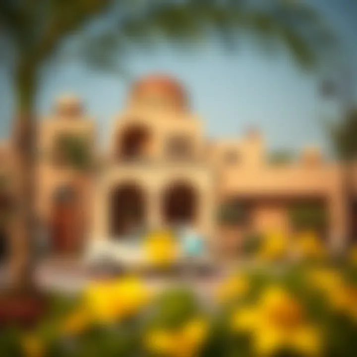 Vibrant community spaces and cultural amenities in Madinat Al Mataar