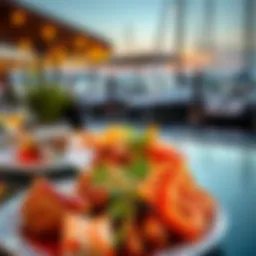 Diverse culinary dishes showcasing Marina's restaurant offerings