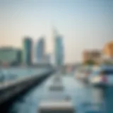 Stunning waterfront view of Marine Drive showcasing modern architecture and leisure spaces