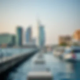 Stunning waterfront view of Marine Drive showcasing modern architecture and leisure spaces