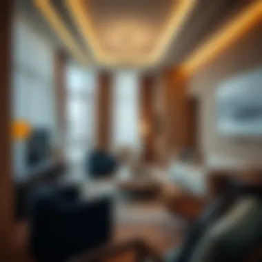 Interior design highlighting the luxurious living spaces in Midtown
