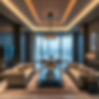 Sophisticated Interiors of Millennium Tower Interior design showcasing luxury living spaces at Millennium Tower