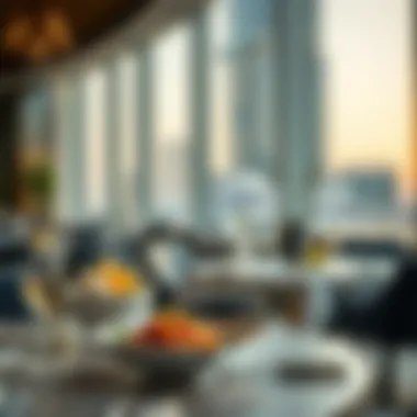 Culinary Delights: Elevating the Hospitality Experience Gastronomic experience at a fine dining restaurant in a downtown hotel
