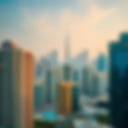 A stunning skyline view of Dubai showcasing various apartment buildings