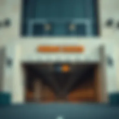 Entrance to Burj Khalifa parking garage