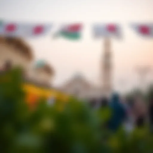 Cultural celebration in UAE during public holidays