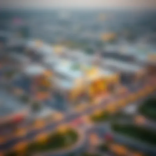 Aerial view of Rawdat Nadd Al Hamar showcasing its modern infrastructure