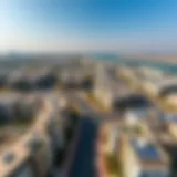Aerial view of Ras Al Khaimah showcasing modern residential complexes