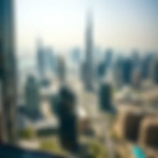A panoramic view of Dubai's skyline showcasing modern architectural marvels
