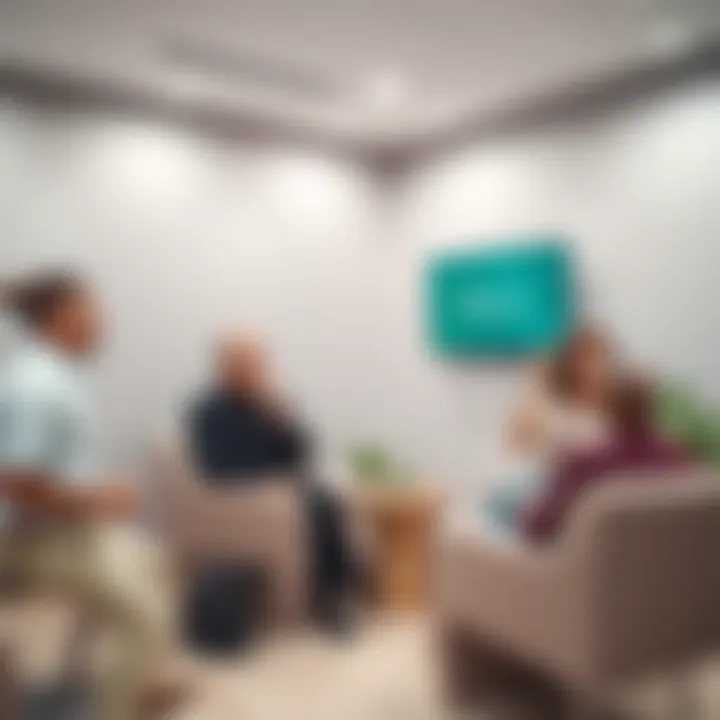 Inside the Rental Dispute Center showcasing a mediation session