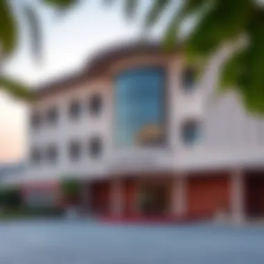 Star International School Al Qusais Exterior School building of Star International School Al Qusais