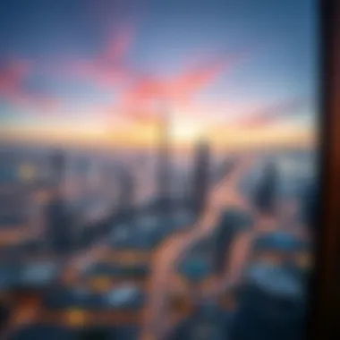 Panoramic skyline view from The Address Sky View