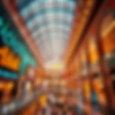 Architectural Marvels of The Dubai Mall Artistic architectural details of The Dubai Mall