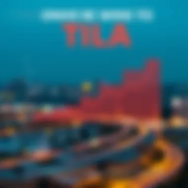 Infographic displaying economic growth trends in Tilal