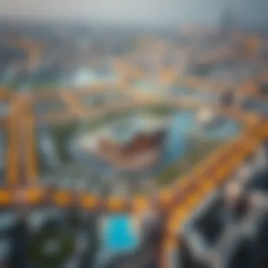 Strategic Location of Tilal Map highlighting Tilal's strategic location within Dubai