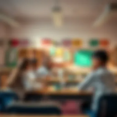 Interactive Learning in British Curriculum Classrooms A classroom environment highlighting interactive learning in a British curriculum school