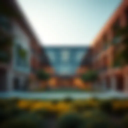 A prestigious British curriculum school in Abu Dhabi showcasing its modern architecture and facilities