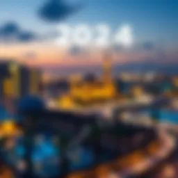 Calendar highlighting public holidays in the UAE