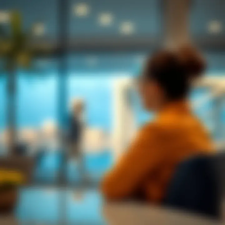 Real estate agent discussing property trends during holiday periods